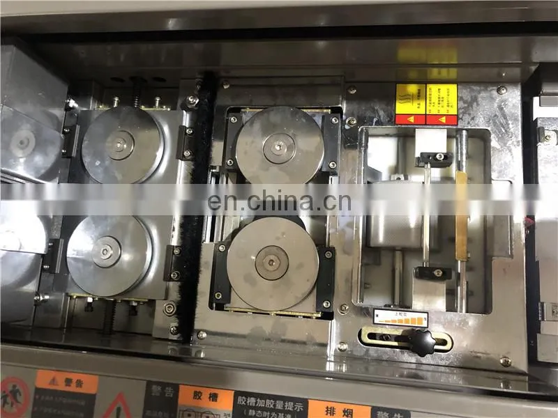 UK5 automatic Wireless Hot melt glue spine book binding machine, notebook hotmelt bookbinder equipment