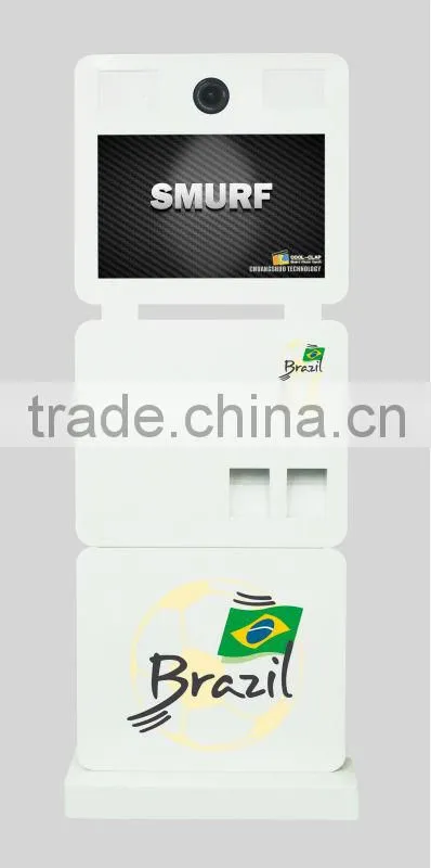 New Products Photo Vending Machine For 2014 World Cup Souvenir