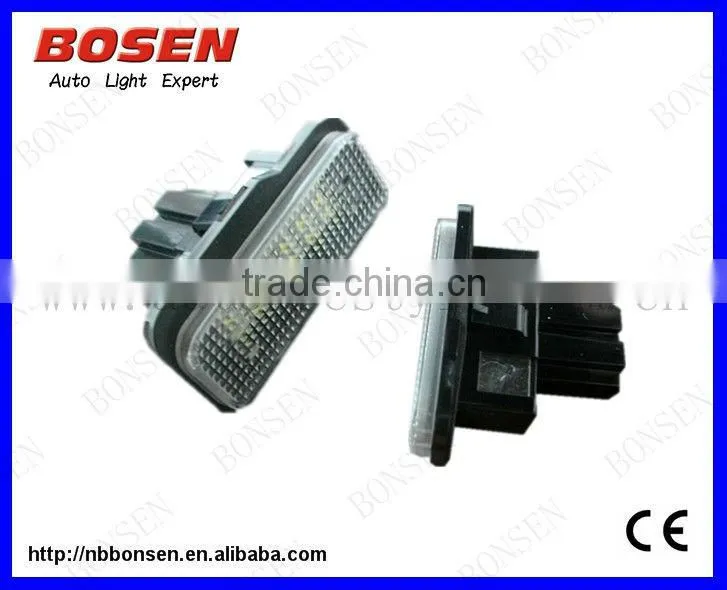W203-4D LED licence plate light with 50,000hours above life time,durable,no errors, no warnings,no flickers,no OBC errors