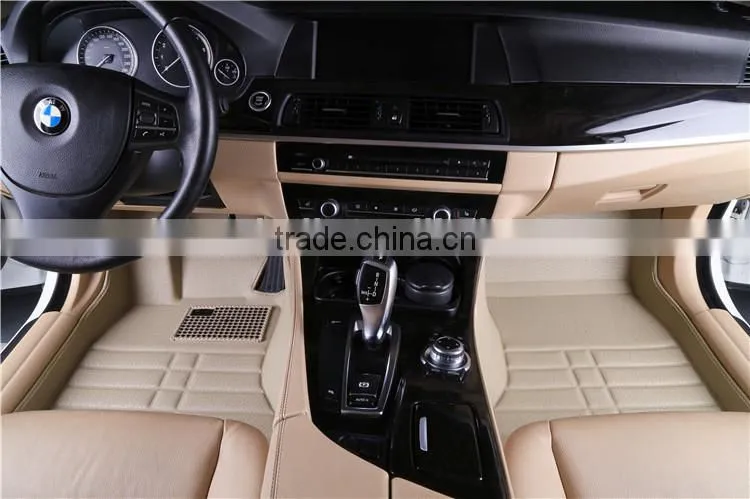 fitted car mats, waterproof floor mats, all weather floor mats beige color