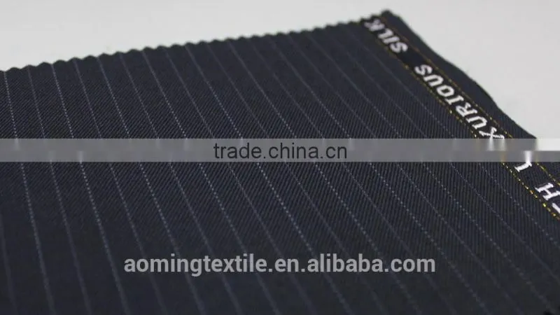 cheap dotted stripes Wool Suit Fabric on PROMOTION