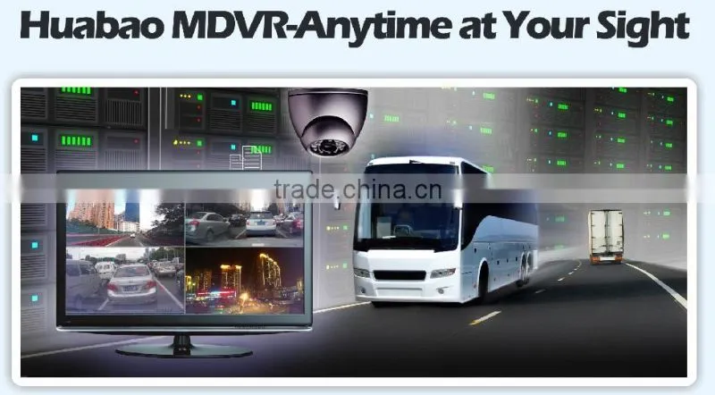 Huabao HB-DV03 SD card MDVR with 3G module real time video surveillance