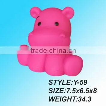 cartoon animal toys bath toys water squirt toys 6 style