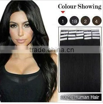 Blonde Color Cheap Hair Extensions,Pu Weft Tape Remy Hair Extensions