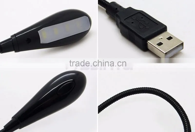 USB 5.0V High Brightness 28LM LED Book Reading Light Portable USB Book Light