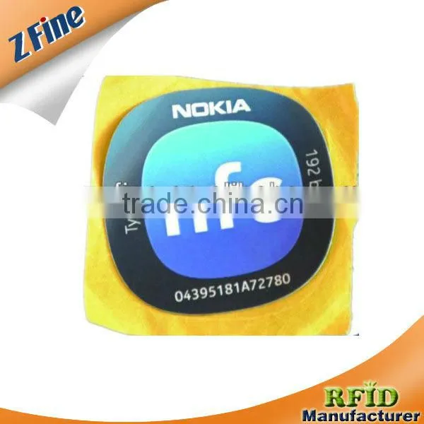 printable rfid nfc tag / label / sticker PET tag