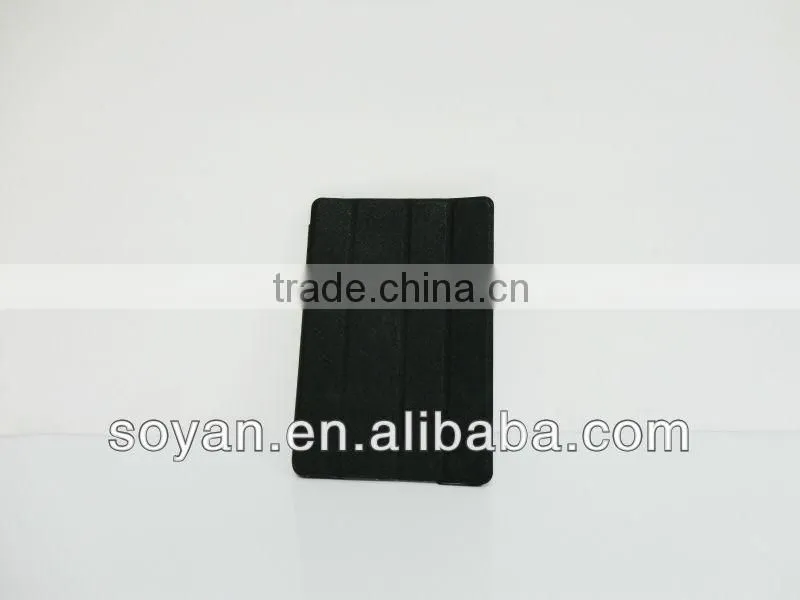 Hot selling PU leather cases for IPAD mini with various colors