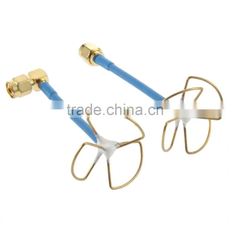 5.8G 3 Blade Clover Transmitting antenna Inner hole L-Shaped Connector Audio Video FPV