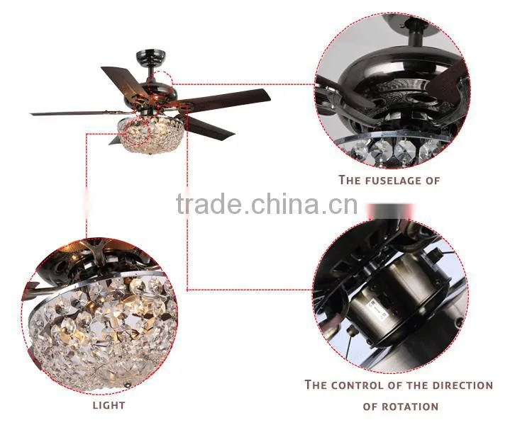Brown Color Hand Pull Ceiling Fan
