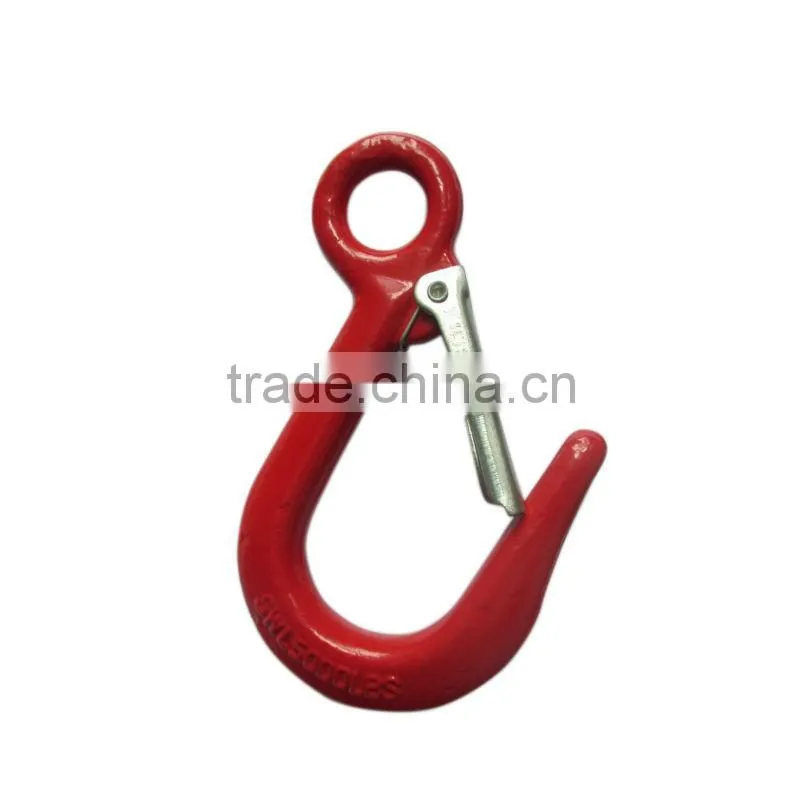 high quality steel forged s320 eye hook with latch