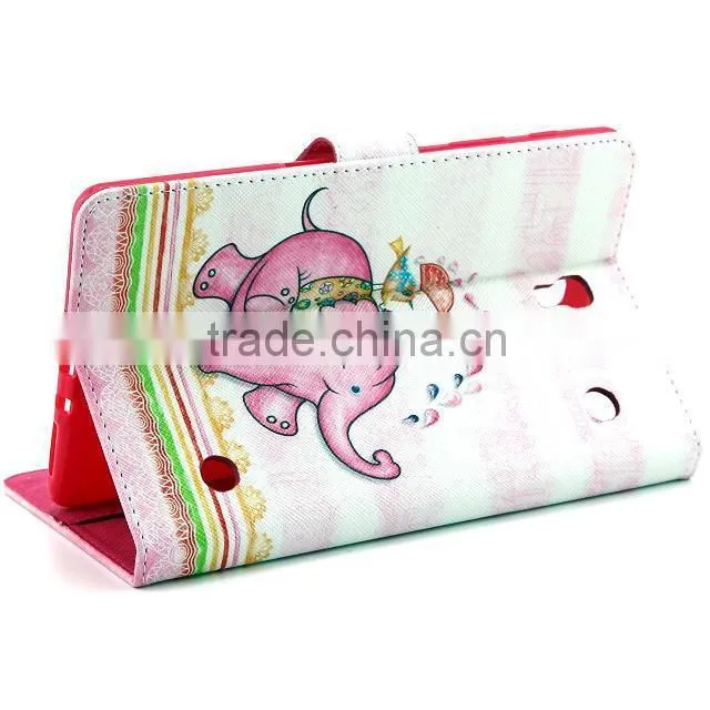 Wallet leather case For Samsung Tab S T700 T800