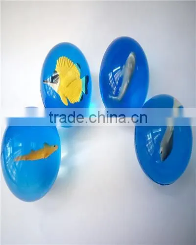 ECO-friendly Transparent rubber high bouncing ball