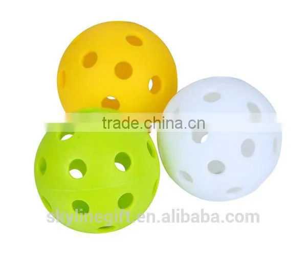 Colorful sports OEM wiffle ball, plastic wiffle ball for sale