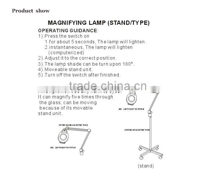 D-205 Magnifying Lamp for skin beauty equipment