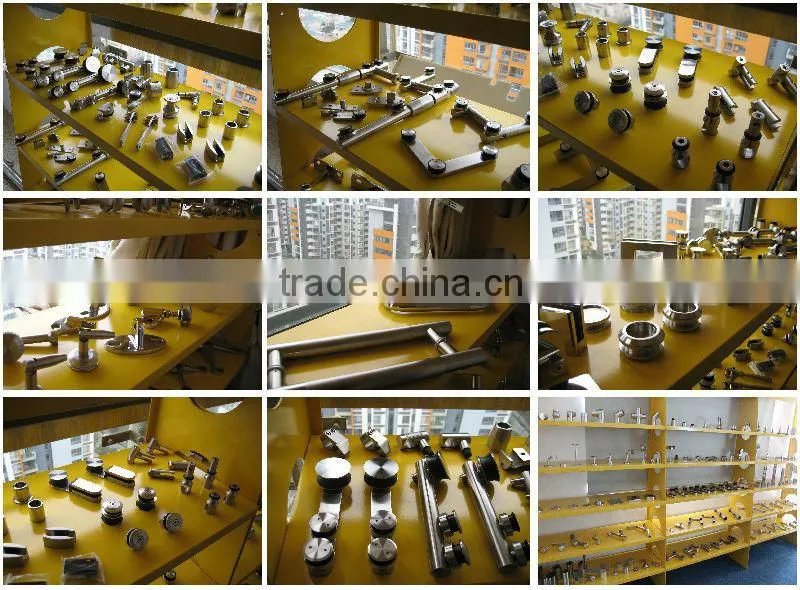 Stainless Steel Rectangular Balustrade Circular Wall Bracket for tubular handrail