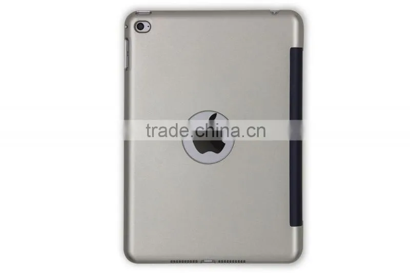 Clamshell folio case Bluetooth 3.0 keyboard case cover for iPad Mini4,,calmshell keyboard,