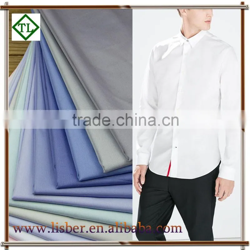 TC45*45 133*72 Shirt and Garment and Dress Poplin Plain Fabric