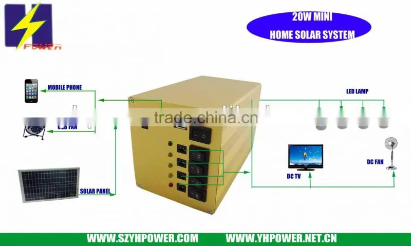30w universal solar system for laptop,mobile phone,lamnps,fan