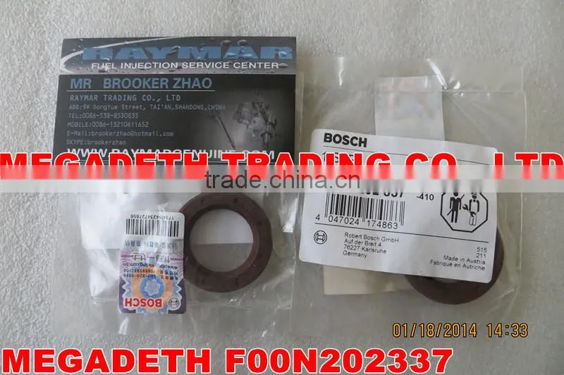 Common rail fuel pump oil seal F00N202337, RENAULT 5600735573