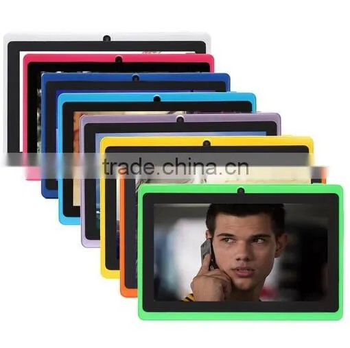 Custom LOGO 7 inch 1024*600 Allwinner A33 Dual Core Android 4.4 Capacitive Touch Screen Tablet Wifi Bluetooth Support Q8 Tablet