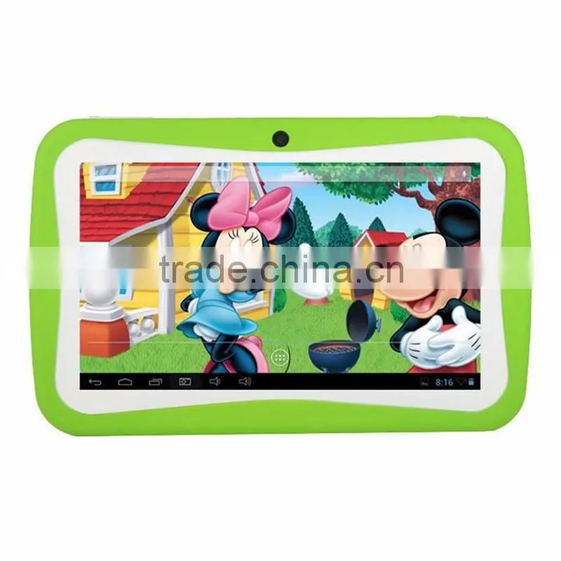Hot Sale rugged 7 inch android 4.4 Children learning computer machines super smart tablet pc