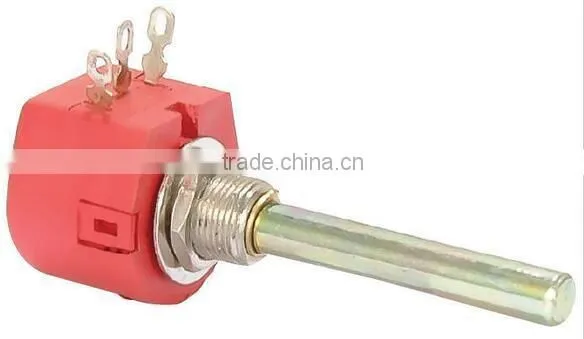 WX118 1w single-turn 20mm 49mm long shaft wirewound potentiometer