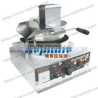 Automatically Double-pot popcorn making machine