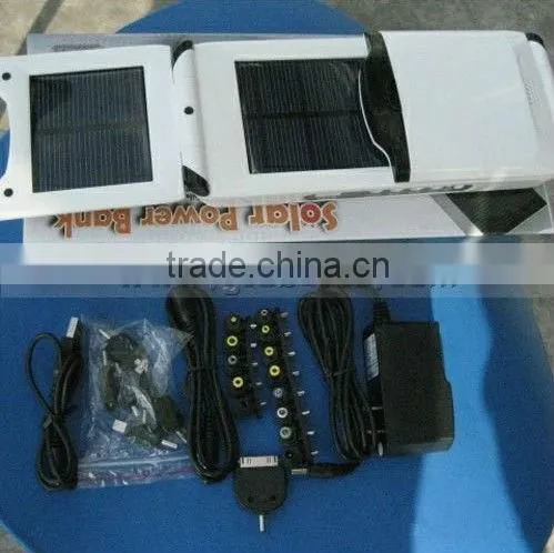 Foldable 12000mah solar power bank charger for Laptop,mobile,camera