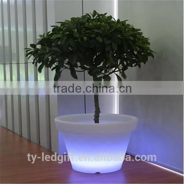 party led flower pot outdoor wedding decoration led flower pot