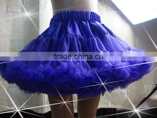 Kids Blue Lace Tutu Skirt Dress , Young Girls Mini Skirt , Baby Girls Mini Skirt
