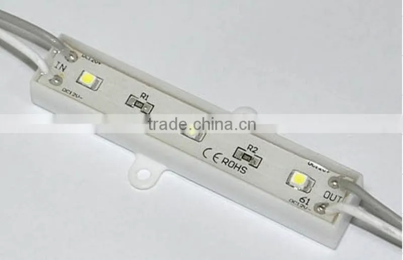 3 chips 5050 SMD modules led injection led modul RGB led module12V 0.72W with 3M adhesive