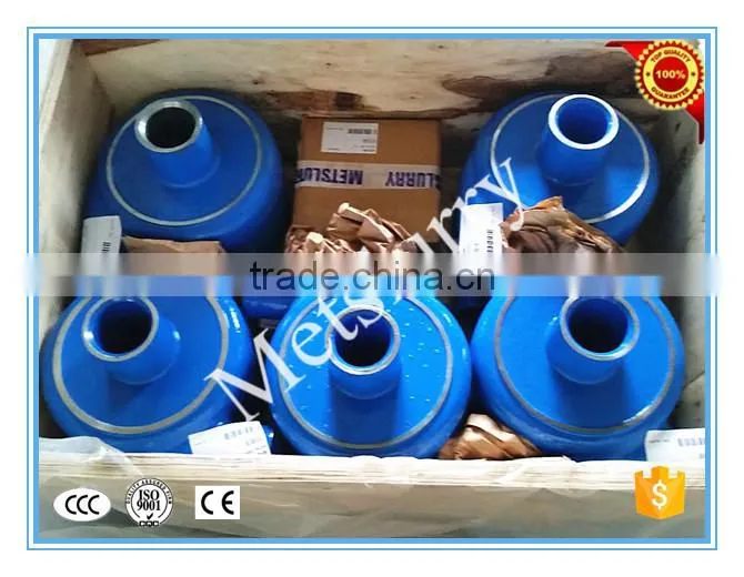 mining using slurry pump spare parts throatbush