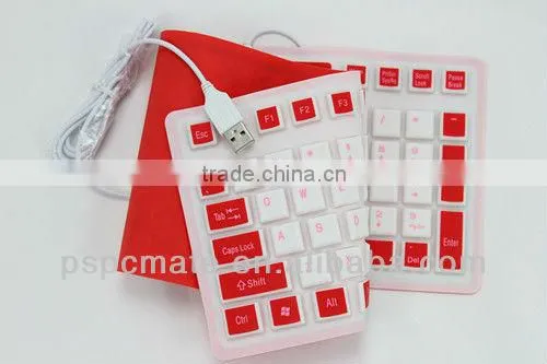 Light Weight USB Silicone Keyboard for Laptop Computer
