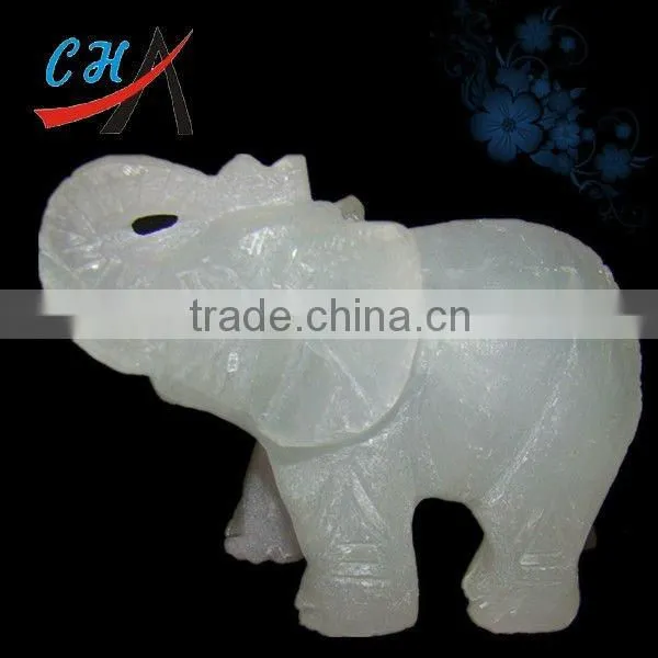 jade hand carved elephant