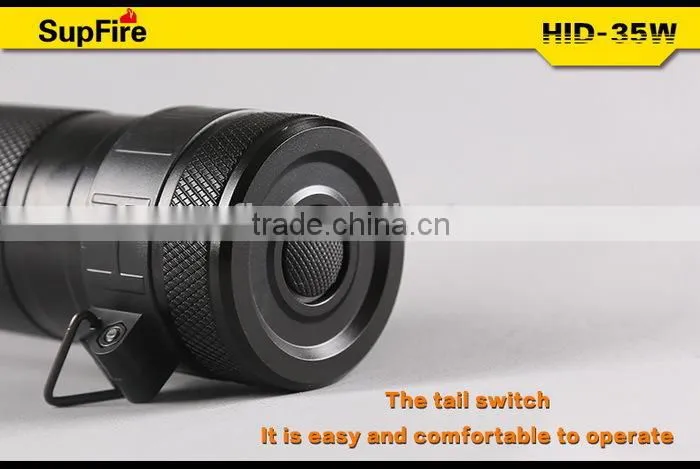 35W 4500lm HID High Bright Rechargeable HID torch light