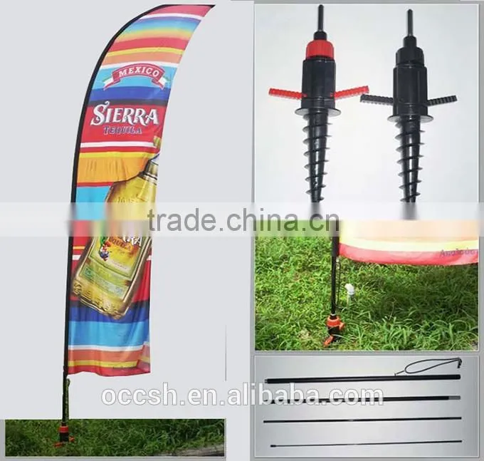 Floor Flag Stand Garden Advertising Banners