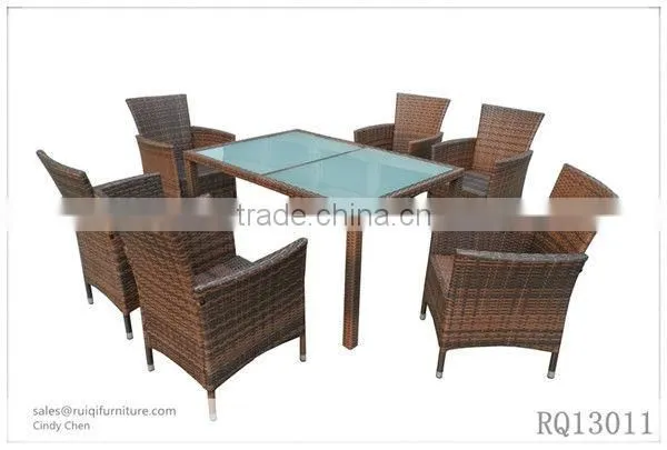 Outdoor Dining Table Sets PE Rattan