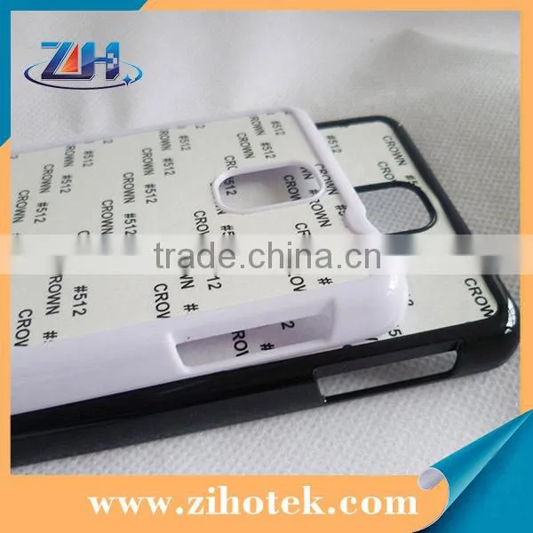 PC sublimation blank case for Samsung Note 3 with aluminum inserts