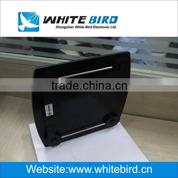 150kg/0.1kg Large size tempered glass electronic digital bathroom weighing scale