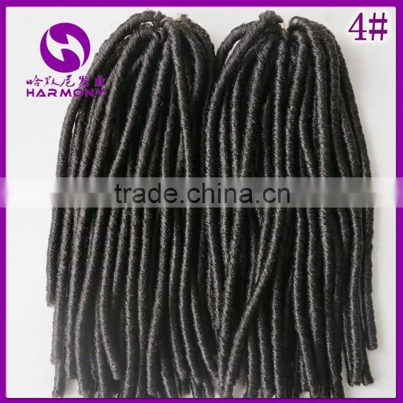 ( Purple Color ) HARMONY 18inch 110grams Synthetic dread locks crochet twist hair extensions dreadlocks weave
