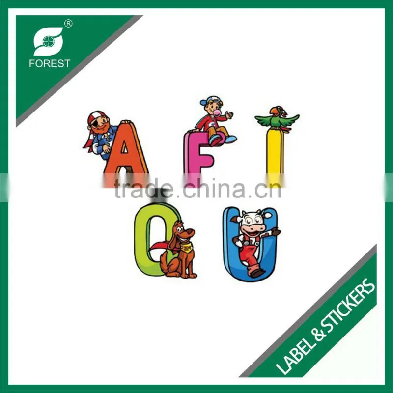 CUSTOM DESIGN CHEAP PVC FUNNY WINDOW LABEL STICKERS FOR DECORATIVE REFRIGERATOR