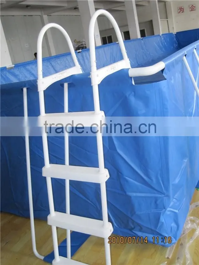 steel frame pool/ metal rectangular frame pool for sale