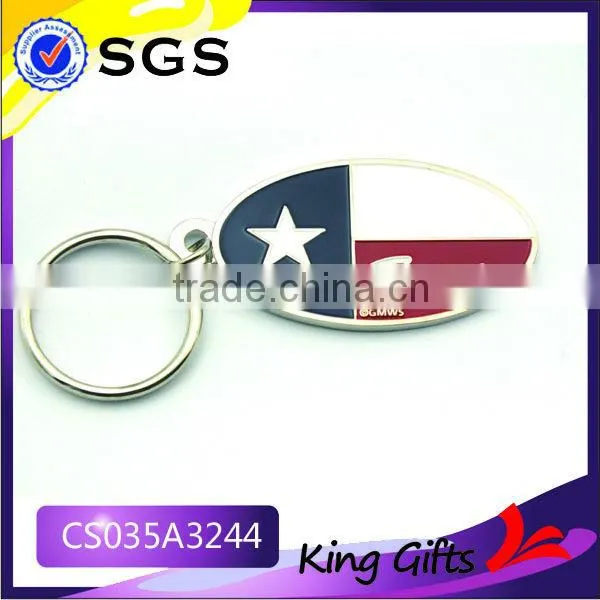 Religious metal key chain with sutras