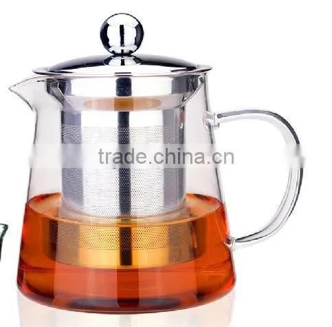 Heat resistant Glass Tea Coffee Pots Kettles Set Infuser