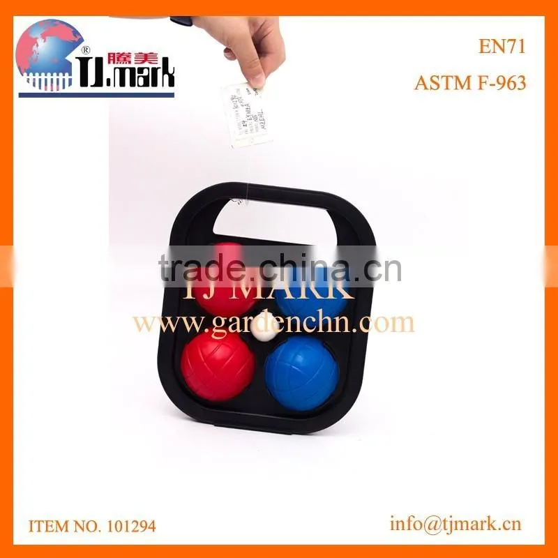 Hot sale 6pcs metal petanque boules garden game toy