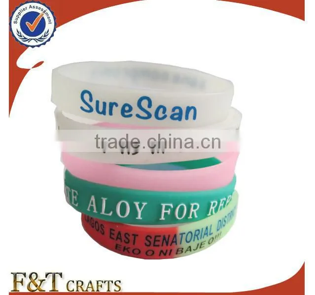 Sport Game Custom Make Silicon Bracelet in High Quality