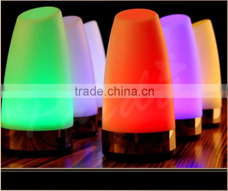 D90*H180mm LED rechargeable cordless hotel table lamp
