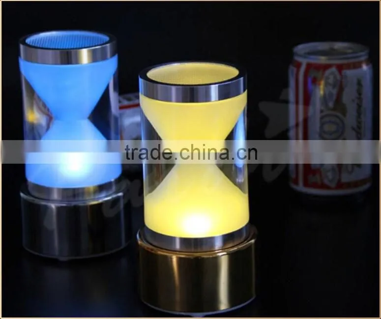 2016 Unique hourglass hotel restaurant bar led table lamp