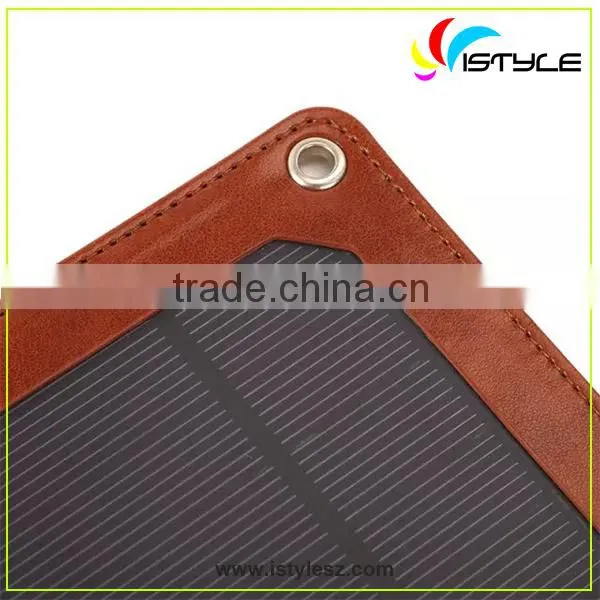3.7W PU case solar panel power bank solar cell
