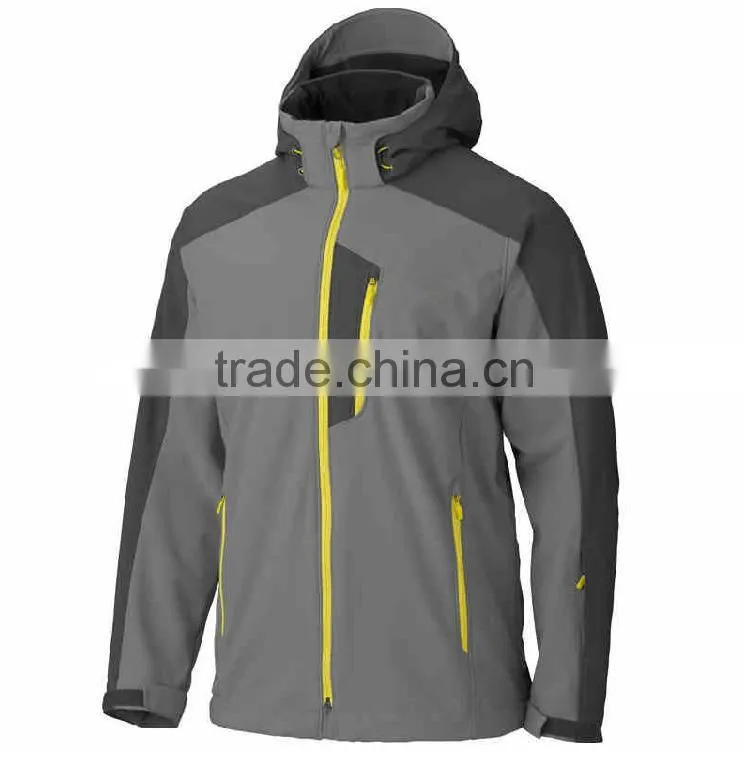 wholesale men waterproof taped softshell jacket plus size